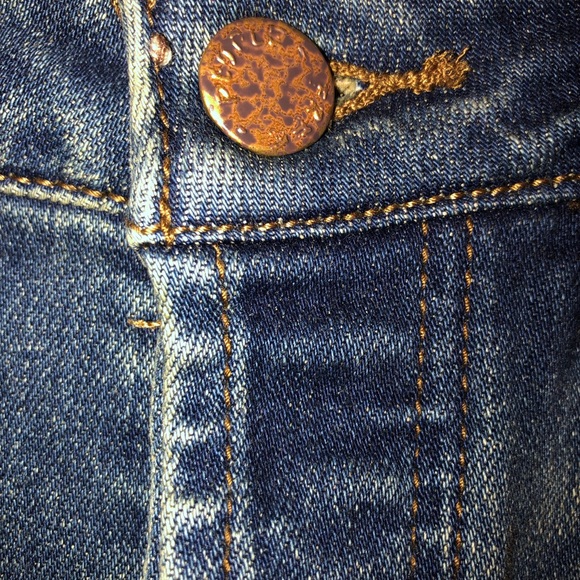 free people payton vintage denim jeans in dark sea - Picture 5 of 7